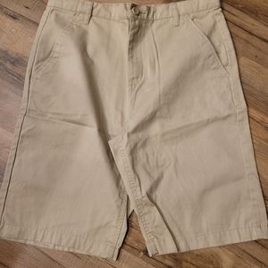 Size 16 Boys khaki shorts, excellent condition